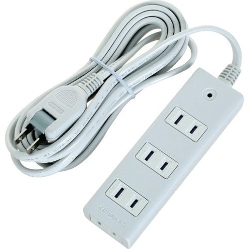 トラスコ中山 電源タップ 2P4個口 10M マグネット付 TOT2-410 オフィス用タップ トラスコ中山 電源タップ 2P4個口 10M マグネット付 TOT2-410 オフィス用タップ