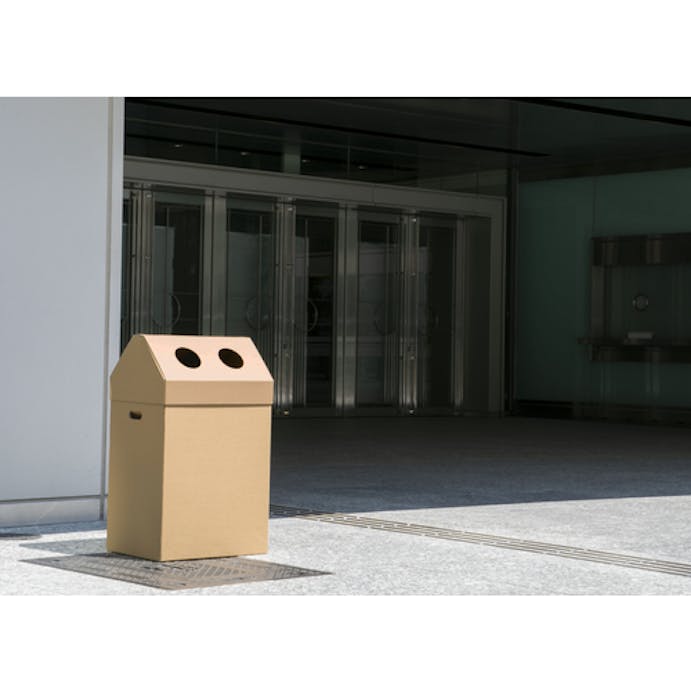 【CAINZ-DASH】トラスコ中山 ダンボール製ゴミ箱　９０Ｌ　本体 DBG90【別送品】