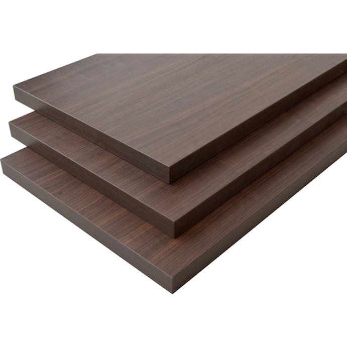 【CAINZ-DASH】トラスコ中山 軽量棚ＴＳＵＧ型用木製棚板　ウォールナット　Ｗ８５５×Ｄ３００ TSUGW100-3K-WN【別送品】