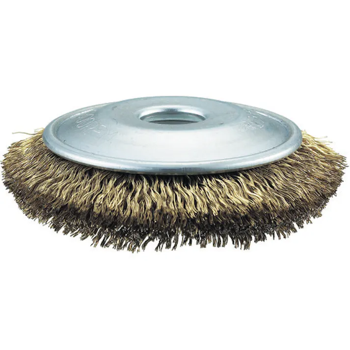 【CAINZ-DASH】トラスコ中山 エアー工具用べベルブラシ Φ85 真鍮メッキ 線径0.27 GBB-85AC【別送品】