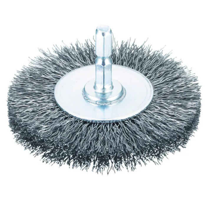 【CAINZ-DASH】トラスコ中山 軸付ホイールブラシ φ75X軸6.35 鋼線0.3 TB-6242-60【別送品】