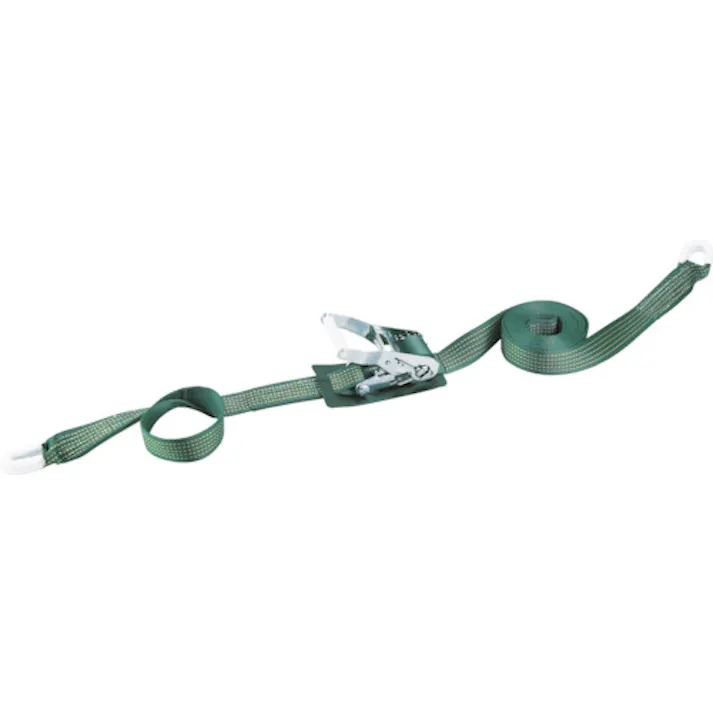 【CAINZ-DASH】トラスコ中山 強力型ベルト荷締機 SUS金具 38mm幅 600kg アイタイプ GX38S-600R【別送品】