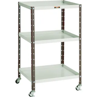 【CAINZ-DASH】トラスコ中山 V型ツールワゴン 482X420XH798 3段 VL-13【別送品】