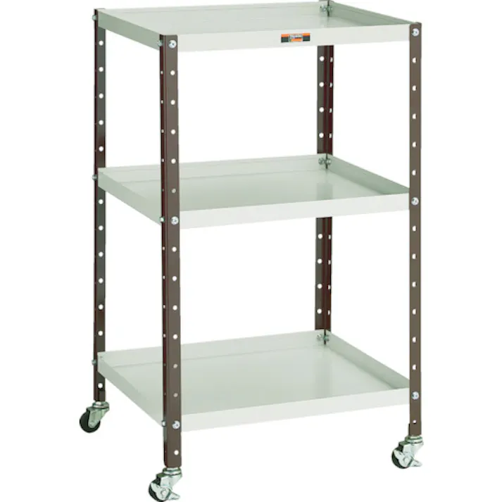 【CAINZ-DASH】トラスコ中山 V型ツールワゴン 482X420XH798 3段 VL-13【別送品】