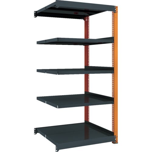 トラスコ中山 TM3型中量棚 900X921X1800 5段 連結 TM3-6395B スチール製中量ボルトレス棚 トラスコ中山 TM3型中量棚 900X921X1800 5段 連結 TM3-6395B スチール製中量ボルトレス棚