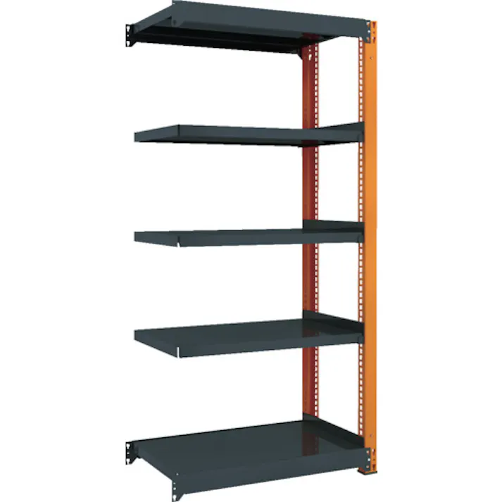 【CAINZ-DASH】トラスコ中山 TM3型中量棚 900X571X1800 5段 連結 TM3-6365B【別送品】