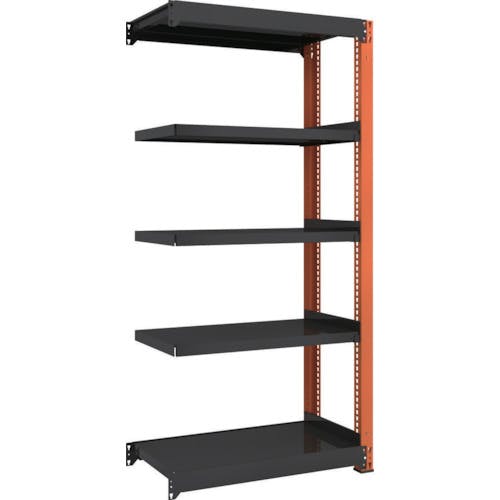 トラスコ中山 TM3型中量棚 900X471X1800 5段 連結 TM3-6355B スチール製中量ボルトレス棚 トラスコ中山 TM3型中量棚 900X471X1800 5段 連結 TM3-6355B スチール製中量ボルトレス棚