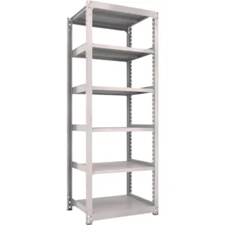 【CAINZ-DASH】トラスコ中山 スチールラック M3型中量棚 900×721×H2400 6段 単体 M3-8376【別送品】