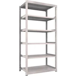 【CAINZ-DASH】トラスコ中山 スチールラック M3型中量棚 1200×721×H2400 6段 単体 M3-8476【別送品】