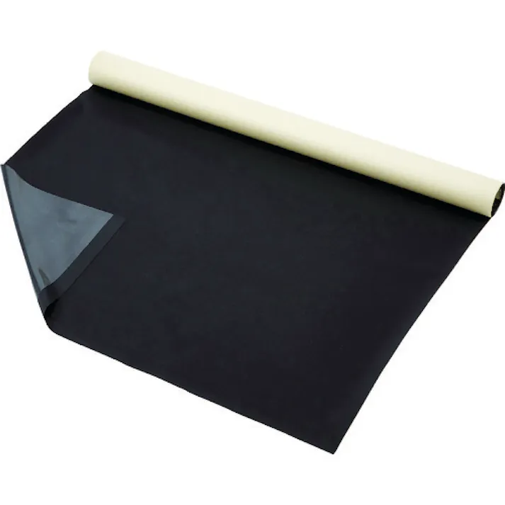 【CAINZ-DASH】トラスコ中山 プロテクトシート テープ付 黒 1500X1M 5枚入 紙管1本巻 U1-1500-BK【別送品】