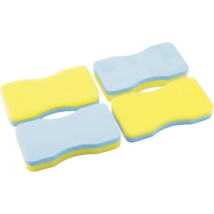 【CAINZ-DASH】トラスコ中山 ワックス用スポンジ 角 4個 TWS2【別送品】