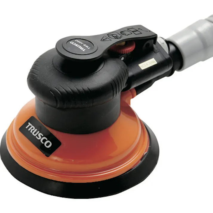 【CAINZ-DASH】トラスコ中山 吸塵式ダブルアクションサンダー 125mm 低重心・軽量タイプ TWS-125Q【別送品】