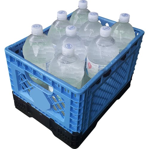 CAINZ-DASH】トラスコ中山 折りたたみメッシュコンテナ25L レッド