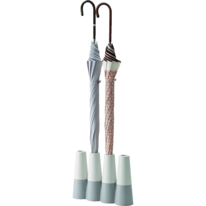 【CAINZ-DASH】トラスコ中山 4本用傘立て グレー KST4-0GY【別送品】