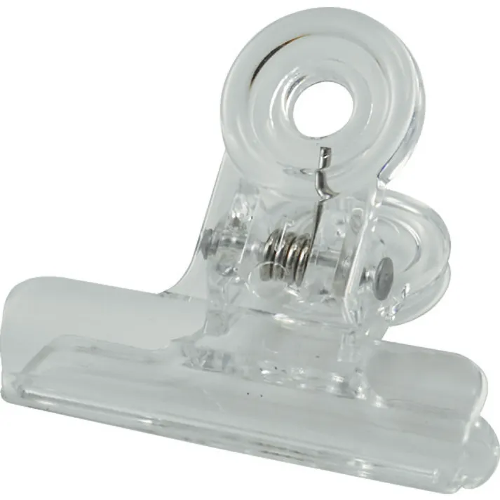 【CAINZ-DASH】トラスコ中山 ポリカクリップ 38MM 透明(20個入) PC20-TM【別送品】