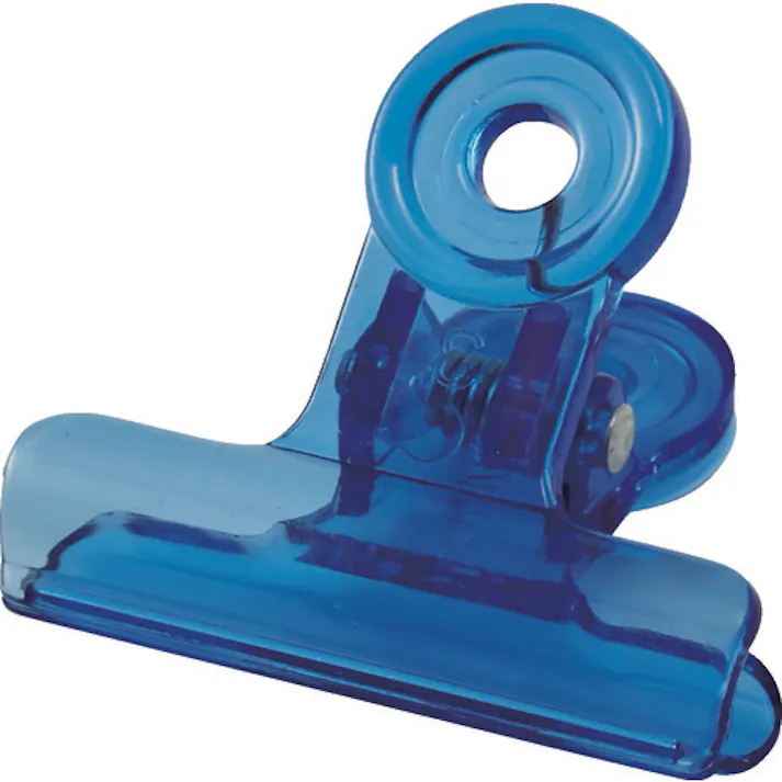 【CAINZ-DASH】トラスコ中山 ポリカクリップ 38MM 青(20個入) PC20-B【別送品】