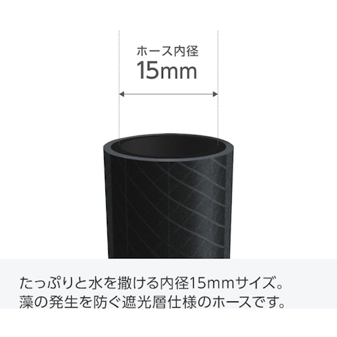 【CAINZ-DASH】トラスコ中山 ツイスターホース１０Ｍ　クロ THRG-10【別送品】