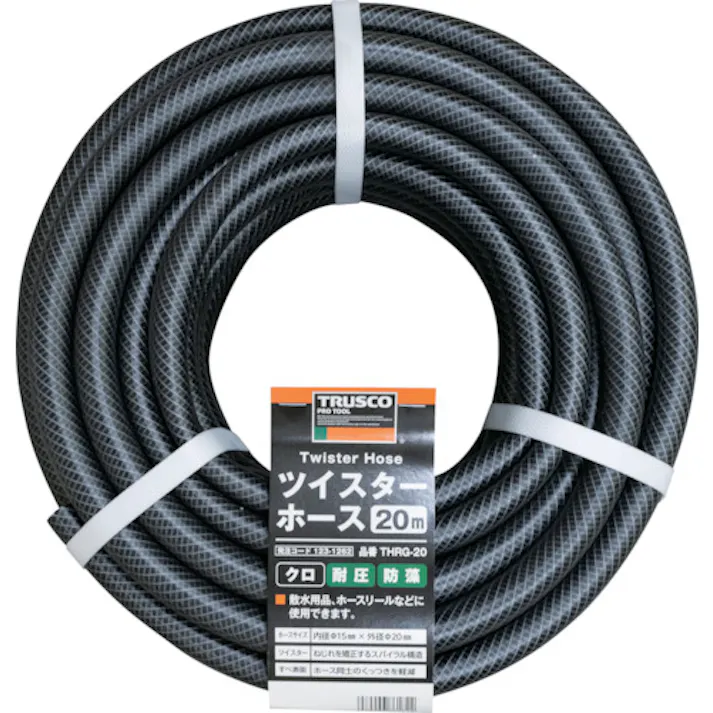 【CAINZ-DASH】トラスコ中山 ツイスターホース20M クロ THRG-20【別送品】