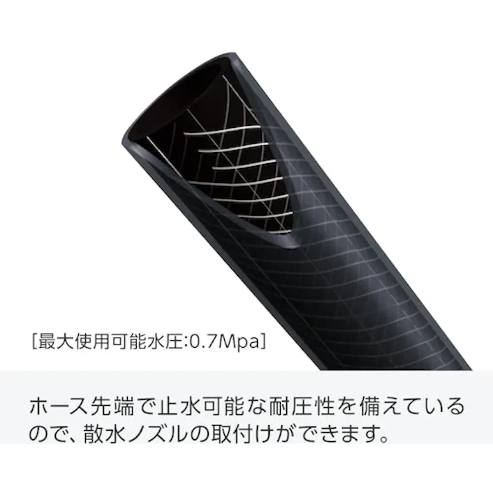 【CAINZ-DASH】トラスコ中山 ツイスターホース30M クロ THRG-30【別送品】