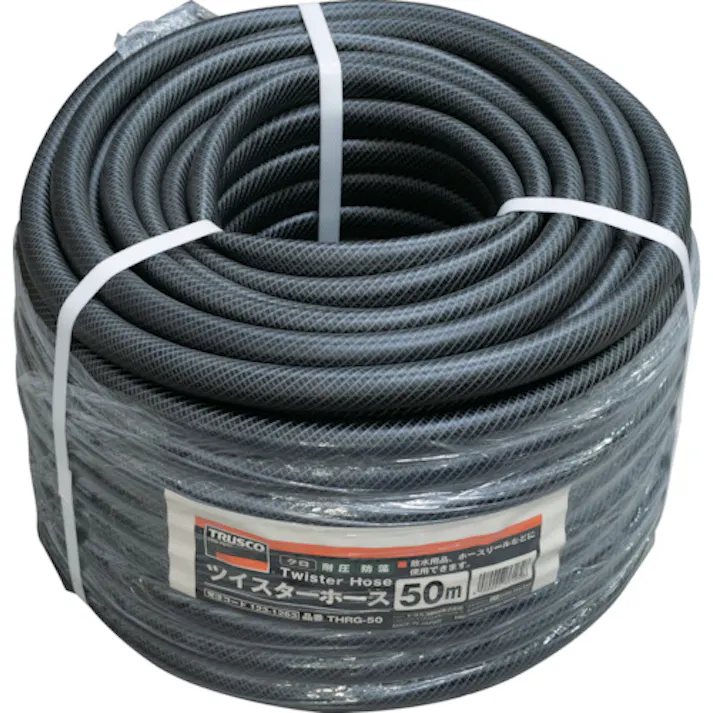 【CAINZ-DASH】トラスコ中山 ツイスターホース50M クロ THRG-50【別送品】