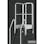 【CAINZ-DASH】トラスコ中山 踏み台ＴＤＡＤ用フルセット手すり　高さ１１００ｍｍ　本体高さ０．９０ｍ～１．８０ｍ用 TDAD-TF-110【別送品】