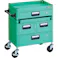 【CAINZ-DASH】トラスコ中山 ツールワゴン フェニックスワゴン 省音 600X400 H740 引出付 スライド1段 ヤンググリーン PEW-761M1VWZ-YG【別送品】