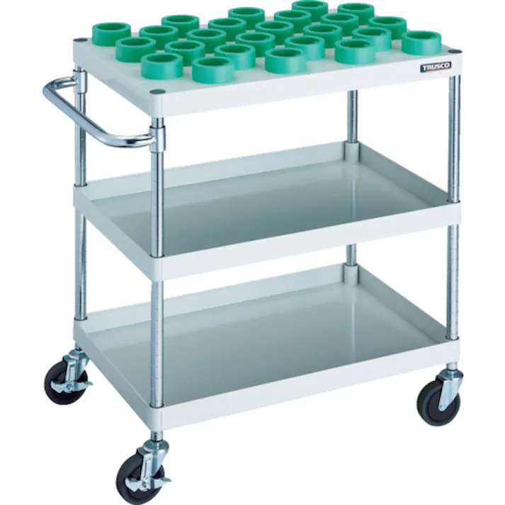 【CAINZ-DASH】トラスコ中山 ツールワゴン フェニックスワゴン 750X500XH880 HSK63A ホワイト PEW-TL972E-W【別送品】