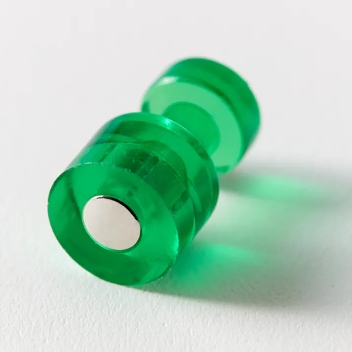 【CAINZ-DASH】トラスコ中山 【長期欠品】 カラーマグネットピン 緑 10個入り TMPC10-GN【別送品】