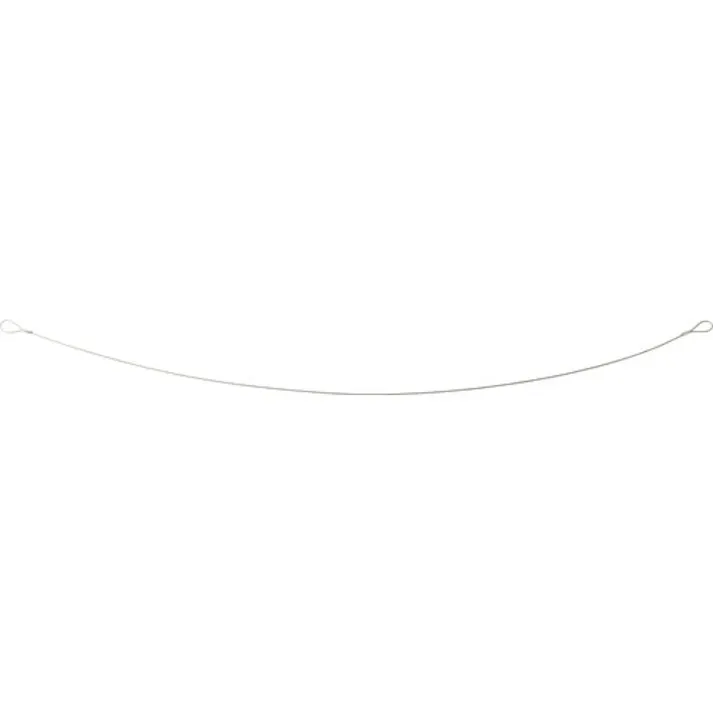 【CAINZ-DASH】トラスコ中山 オールステンレスカットワイヤ 1.0ΦX600mm 両端アイ加工 SCW100-60【別送品】