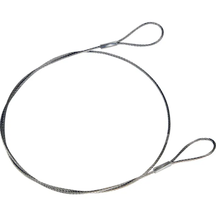 【CAINZ-DASH】トラスコ中山 オールステンレスカットワイヤ 1.0ΦX600mm 両端アイ加工 SCW100-60【別送品】