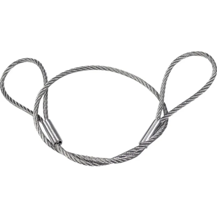 【CAINZ-DASH】トラスコ中山 オールステンレスカットワイヤ 2.0ΦX300mm 両端アイ加工 SCW200-30【別送品】