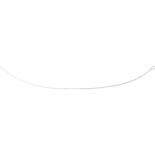 トラスコ中山 オールステンレスカットワイヤ 2.0ΦX600mm 両端アイ加工 SCW200-60 カットワイヤ