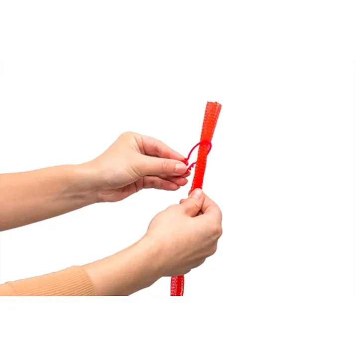 【CAINZ-DASH】トラスコ中山 みかんネット用留め具 赤 100個入 BET-R-100【別送品】