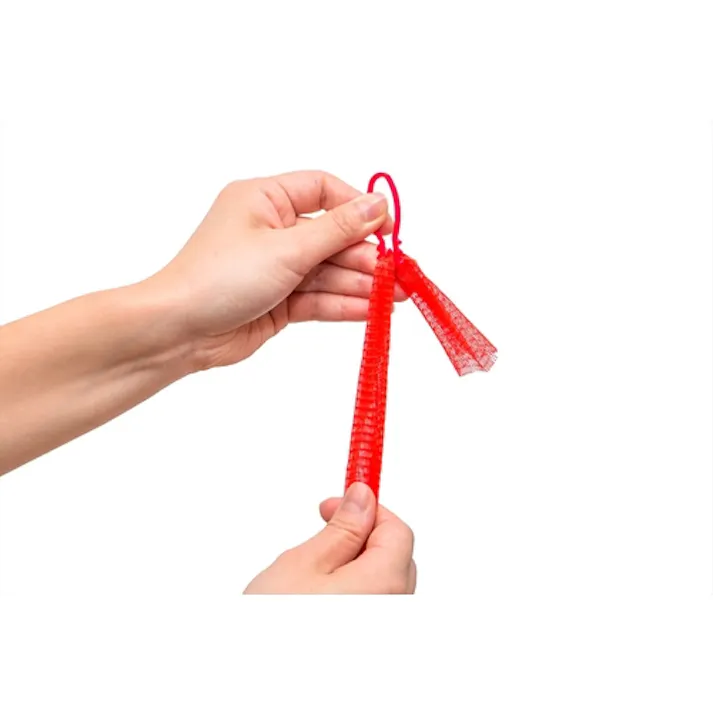 【CAINZ-DASH】トラスコ中山 みかんネット用留め具 赤 100個入 BET-R-100【別送品】