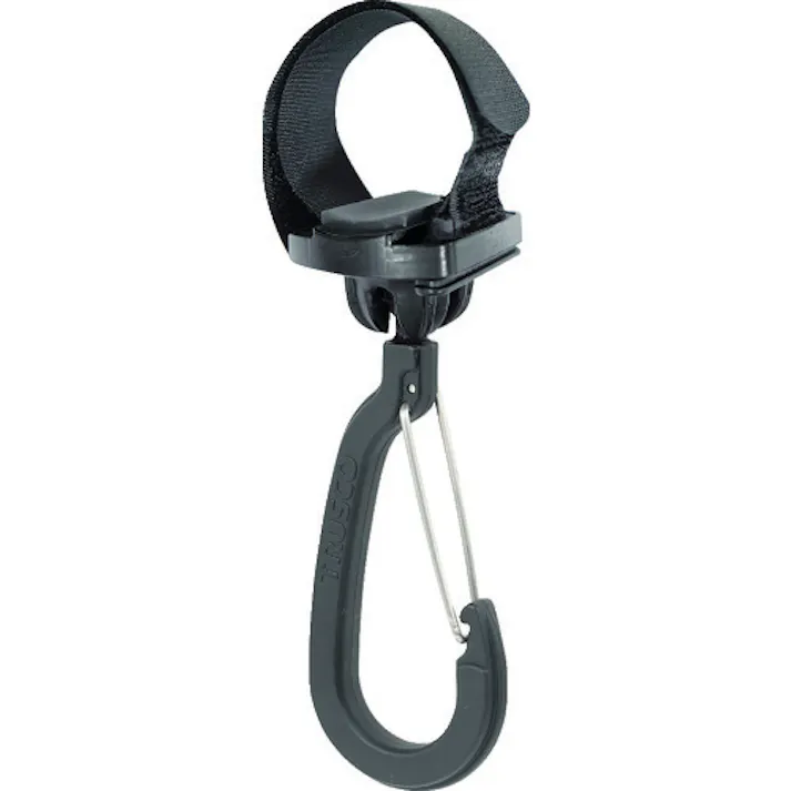 【CAINZ-DASH】トラスコ中山 ベルトで止めるフック 自在式外れ止め付きフック 27cmベルト付き 大 HKLJ-250-L【別送品】