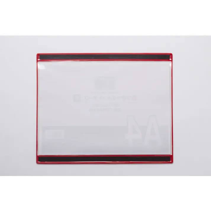 【CAINZ-DASH】トラスコ中山 色つきマグネットケース A4 赤 TCSM-A4-R【別送品】