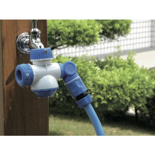 CAINZ-DASH】トラスコ中山 シャワー付き分岐蛇口ダブルポート TSDPL