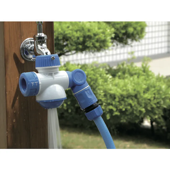 【CAINZ-DASH】トラスコ中山 シャワー付き分岐蛇口ダブルポート TSDPL【別送品】