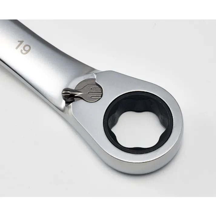 【CAINZ-DASH】トラスコ中山 切替式ラチェットコンビネーションフラワーレンチ 17mm TRGT-17【別送品】