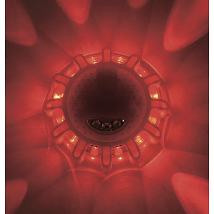 【CAINZ-DASH】トラスコ中山 電池式LED警告灯 赤色 TLWL-R【別送品】