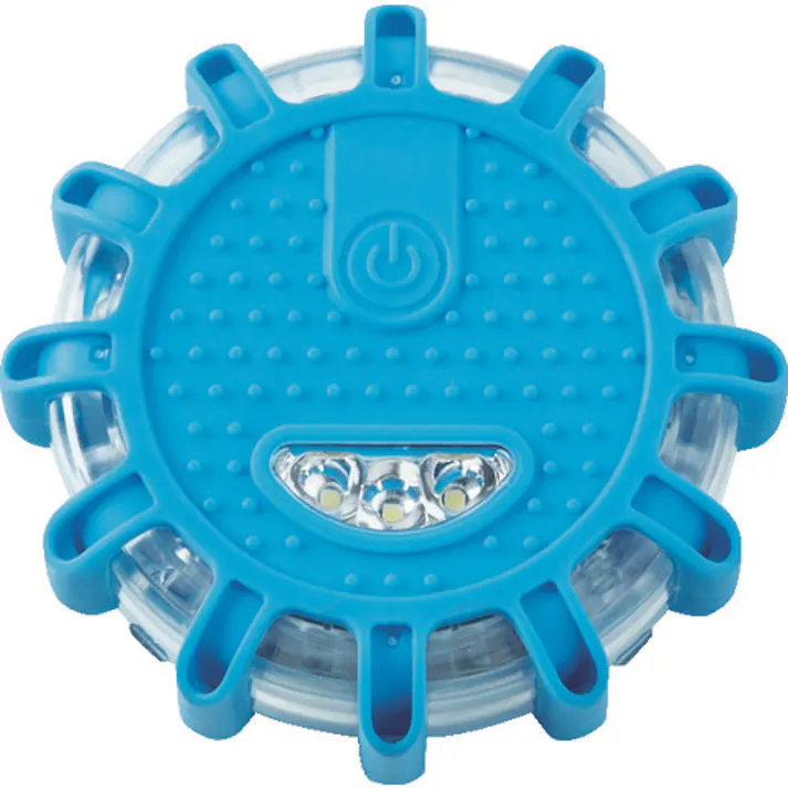 【CAINZ-DASH】トラスコ中山 電池式LED警告灯 青色 TLWL-B【別送品】