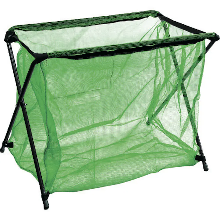 【CAINZ-DASH】トラスコ中山 折りたたみ式・ネット交換可能ゴミ置き場 グリーン TGMN-GN【別送品】