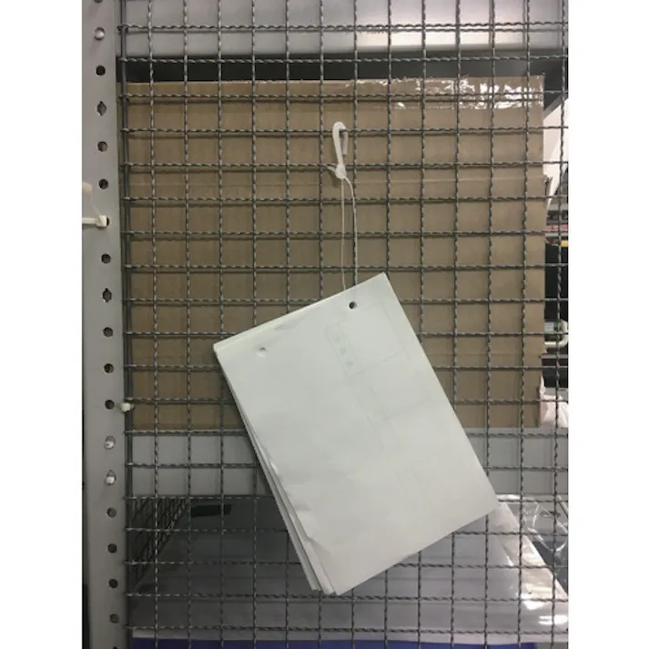 【CAINZ-DASH】トラスコ中山 はがき・チラシ用フック 全長151mm 内径12mm 100本入 SFLS-100【別送品】