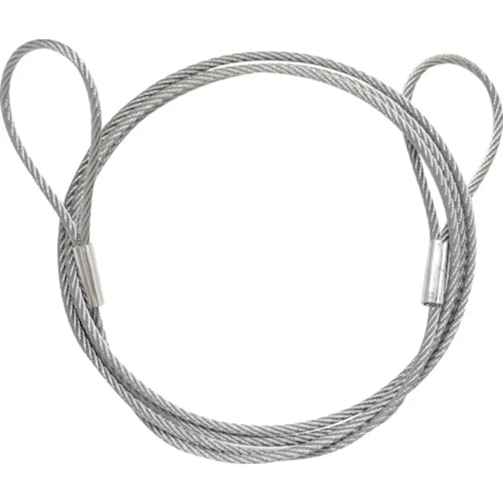 【CAINZ-DASH】トラスコ中山 オールステンレスカットワイヤ 2.0ΦX900mm 両端アイ加工 SCW200-90【別送品】