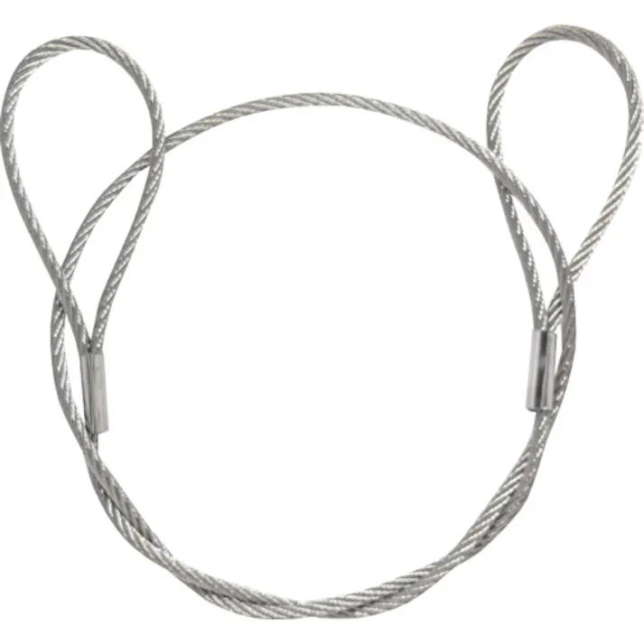 【CAINZ-DASH】トラスコ中山 オールステンレスカットワイヤ 3.0ΦX600mm 両端アイ加工 SCW300-60【別送品】