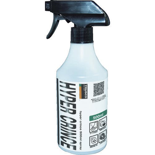トラスコ中山 アルコール除菌剤HYPER CRINCE 500mlスプレー付 HCRE-500 除菌剤 トラスコ中山 アルコール除菌剤HYPER CRINCE 500mlスプレー付 HCRE-500 除菌剤