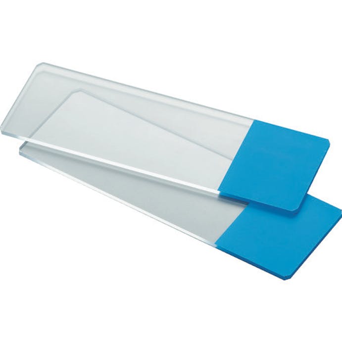 【CAINZ-DASH】トラスコ中山 スライドガラス　フロスト有　ブルー（５０枚入り） SG-FB【別送品】