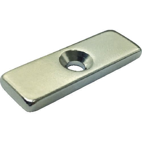 トラスコ中山 ネオジム角形磁石 皿ねじ穴付 15mm×10mm×5mm M3 1個入 T15K04-M3 ネオジム磁石 トラスコ中山 ネオジム角形磁石 皿ねじ穴付 15mm×10mm×5mm M3 1個入 T15K04-M3 ネオジム磁石