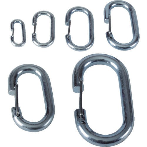 トラスコ中山 О型フック スチール 4mm TTCR4 フック(荷役金具) トラスコ中山 О型フック スチール 4mm TTCR4 フック(荷役金具)