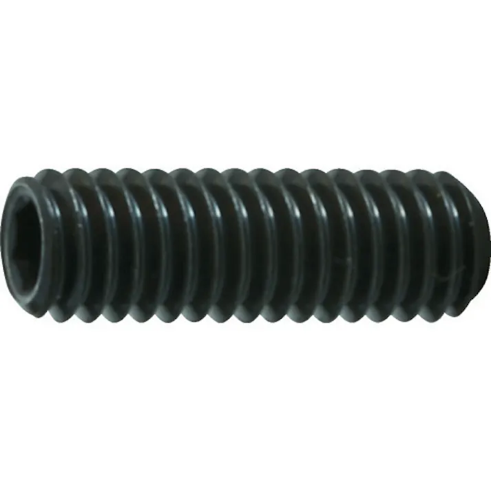 【CAINZ-DASH】トラスコ中山 六角穴付止めねじ 平先 黒染め M4×10 80本入 B63-0410【別送品】